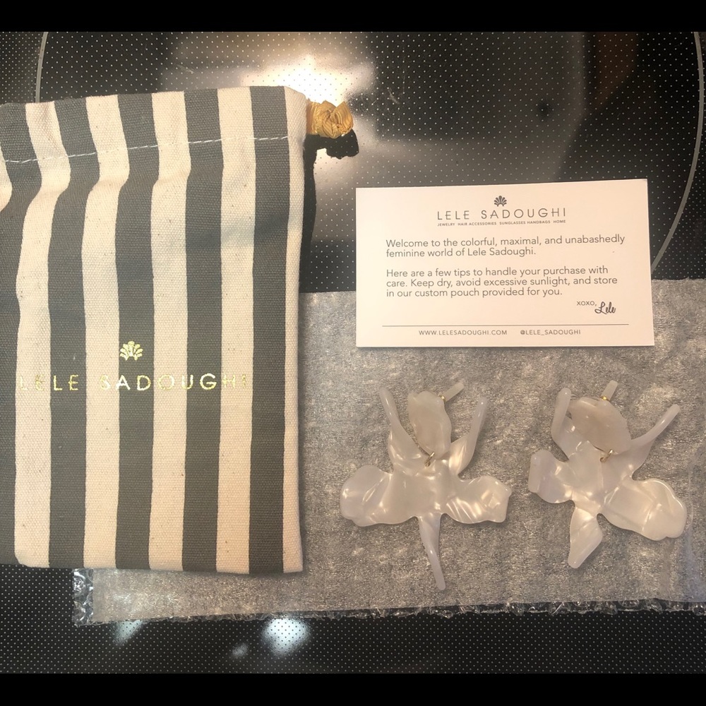 LELE SADOUGHI Mother of Pearl Earrings